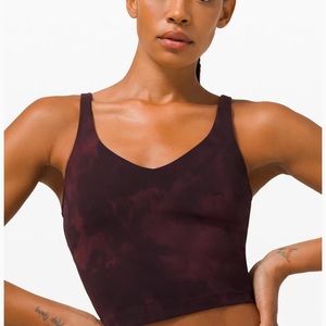 Lululemon Align Tank Diamond Dye Cassis Black 10